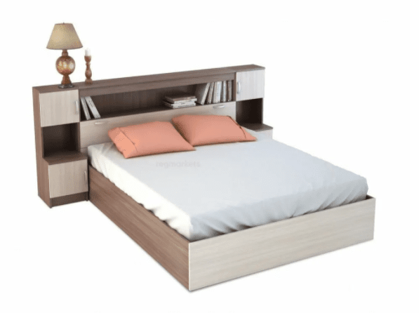 Спальня БАССА КР 552 кровать с прикров бл (Шимо)