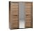 КМ "Гарда"(Дуб галифакс Табак) NEW шкаф-купе 3-х дверный (6уп)