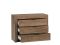 КМ "Гарда"(Дуб галифакс Табак) NEW комод малый (2уп)